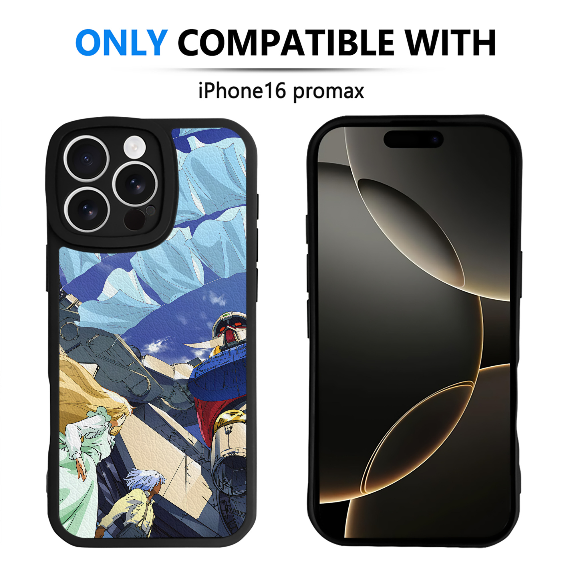 （画像用） 機動戦士ガンダム Mobile Suit Gundam 【iPhone 16シリーズ対応】シリコンスマホケース（レザー調） 材質：シリコン